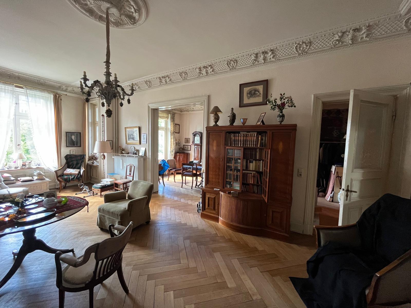 Salon vor der Sanierung